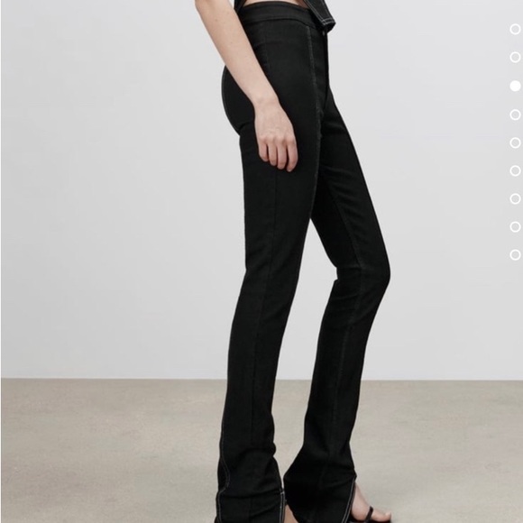 Zara split hem jeans Size 4 - Picture 2 of 6